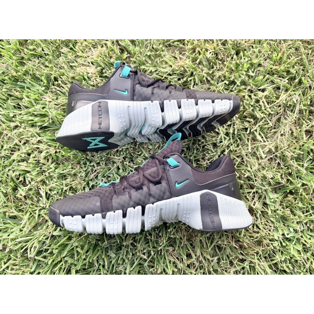 Nike Free Metcon 5 Mens US 11 Black Mica Green Clear Jade Trainers DV3949 004 - Picture 5 of 11